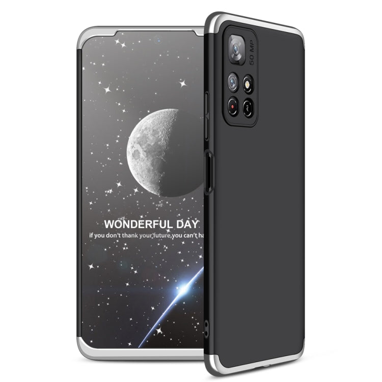 For Xiaomi Poco M4 Pro / Redmi Note 11 CN Version GKK Three Stage Splicing PC Phone Case(Black Silver) - Xiaomi Cases by GKK | Online Shopping UK | buy2fix