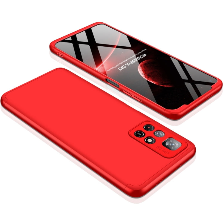 For Xiaomi Poco M4 Pro / Redmi Note 11 CN Version GKK Three Stage Splicing PC Phone Case(Red) - Xiaomi Cases by GKK | Online Shopping UK | buy2fix