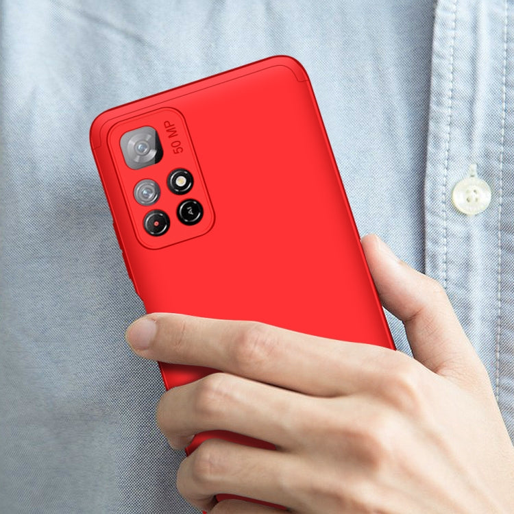 For Xiaomi Poco M4 Pro / Redmi Note 11 CN Version GKK Three Stage Splicing PC Phone Case(Red) - Xiaomi Cases by GKK | Online Shopping UK | buy2fix