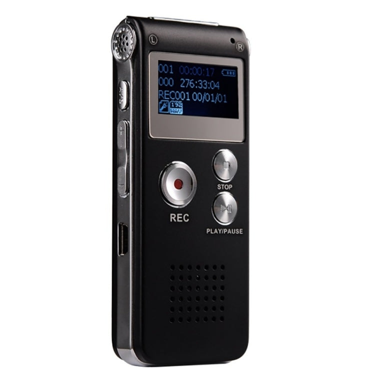 SK-012 4GB USB Dictaphone Digital Audio Voice Recorder with WAV MP3 Player VAR Function(Black) - Consumer Electronics by buy2fix | Online Shopping UK | buy2fix