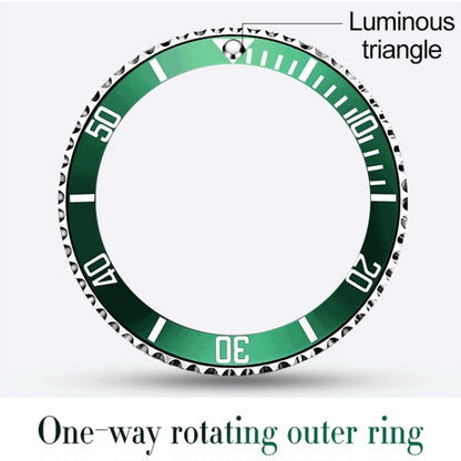 OLEVS 5885 Men Fashion Waterproof Luminous Quartz Watch(Green) - Metal Strap Watches by OLEVS | Online Shopping UK | buy2fix