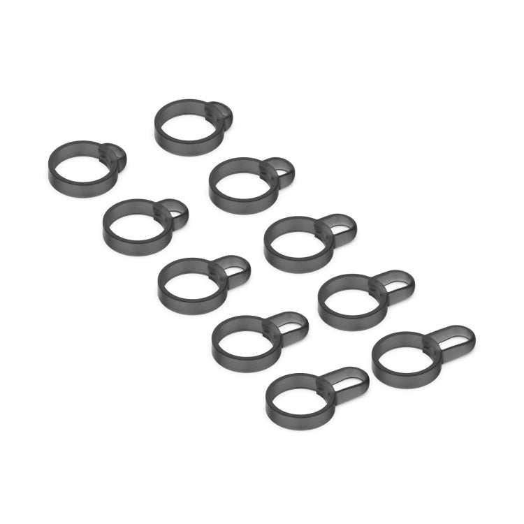 5 Pairs Non-Slip Silicone Earphone Ferrule Set for Sony LinkBuds Ear Cap(Black) - Apple Accessories by buy2fix | Online Shopping UK | buy2fix