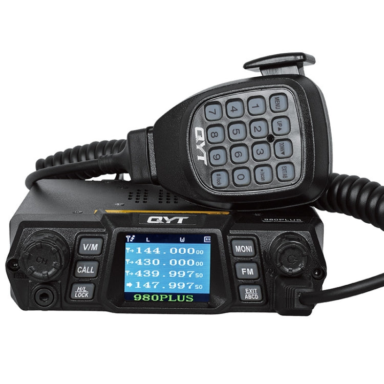 QYT KT-980 Plus 75W(VHF) / 55W(UHF) Dual Band Mobile Radio Station for Car Vehicle - Consumer Electronics by buy2fix | Online Shopping UK | buy2fix