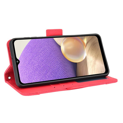 For Samsung Galaxy A13 4G Skin Feel Calf Pattern Leather Phone Case(Red) by buy2fix