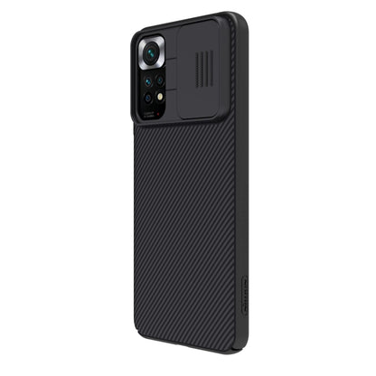 For Xiaomi Redmi Note 11S NILLKIN Black Mirror Series Camshield PC Phone Case(Black) - Xiaomi Cases by NILLKIN | Online Shopping UK | buy2fix