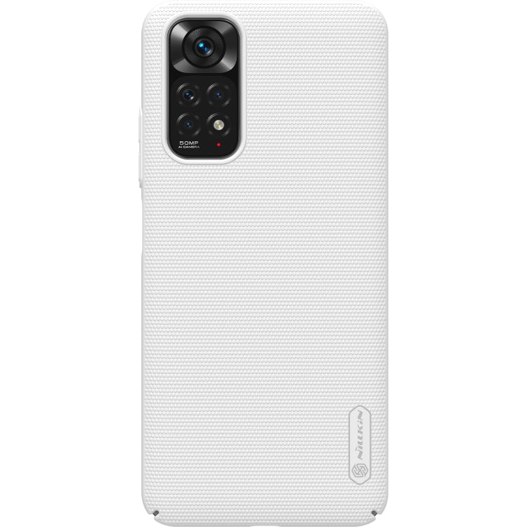 For Xiaomi Redmi Note 11 4G Global NILLKIN Frosted PC Phone Case(White) - Xiaomi Cases by NILLKIN | Online Shopping UK | buy2fix