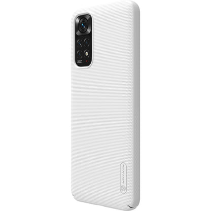 For Xiaomi Redmi Note 11 4G Global NILLKIN Frosted PC Phone Case(White) - Xiaomi Cases by NILLKIN | Online Shopping UK | buy2fix