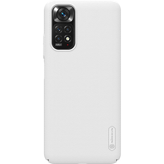 For Xiaomi Redmi Note 11S NILLKIN Frosted PC Phone Case(White) - Xiaomi Cases by NILLKIN | Online Shopping UK | buy2fix