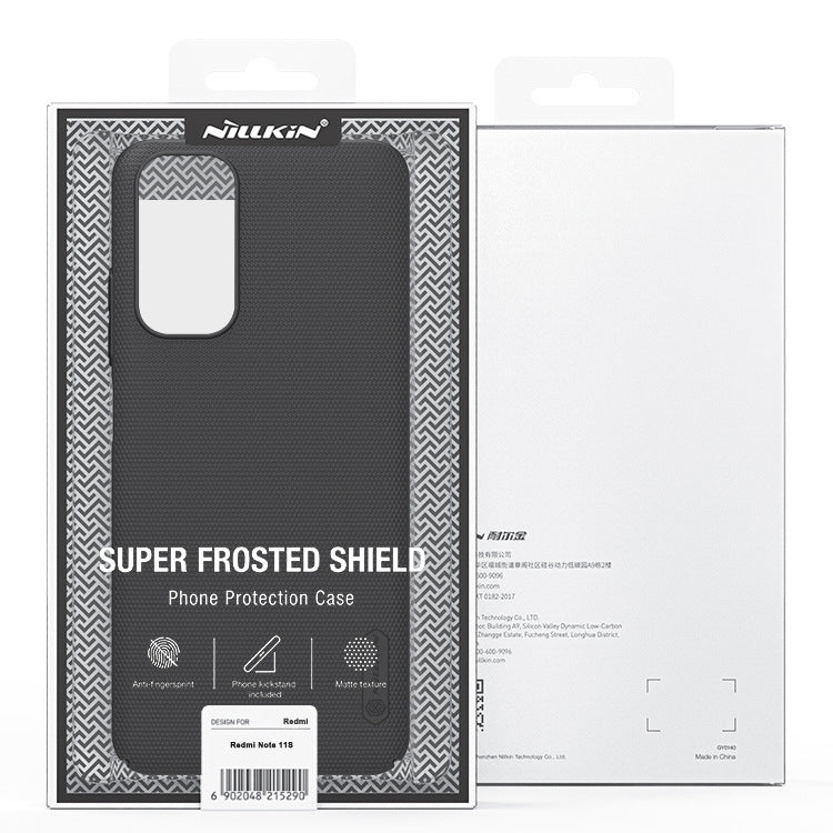 For Xiaomi Redmi Note 11S NILLKIN Frosted PC Phone Case(White) - Xiaomi Cases by NILLKIN | Online Shopping UK | buy2fix