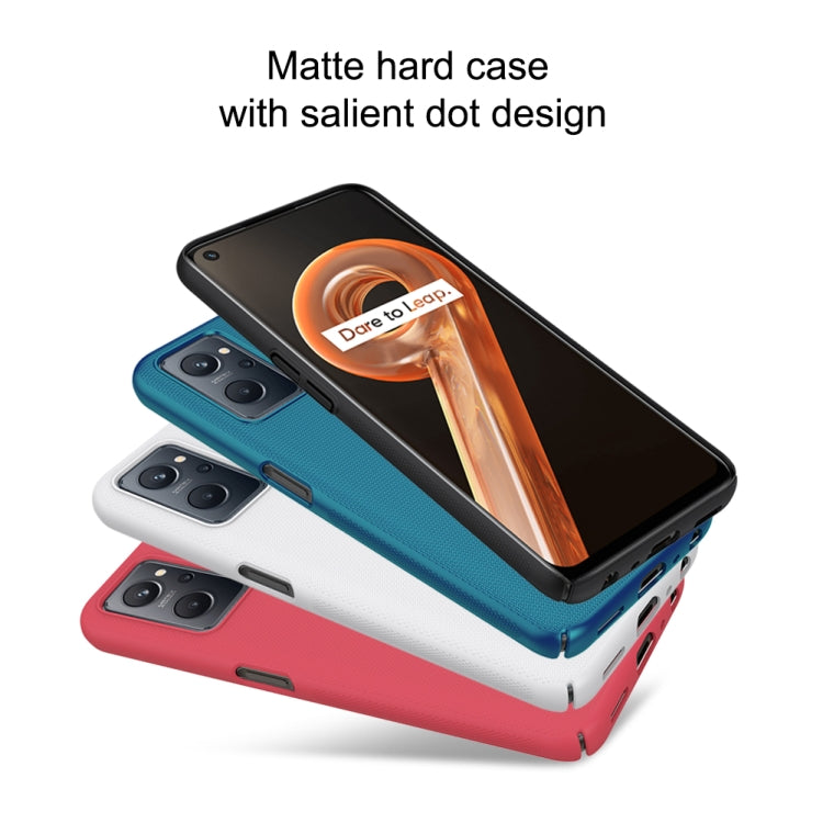 For OPPO Realme 9i NILLKIN Frosted PC Phone Case(Blue) - Realme Cases by NILLKIN | Online Shopping UK | buy2fix