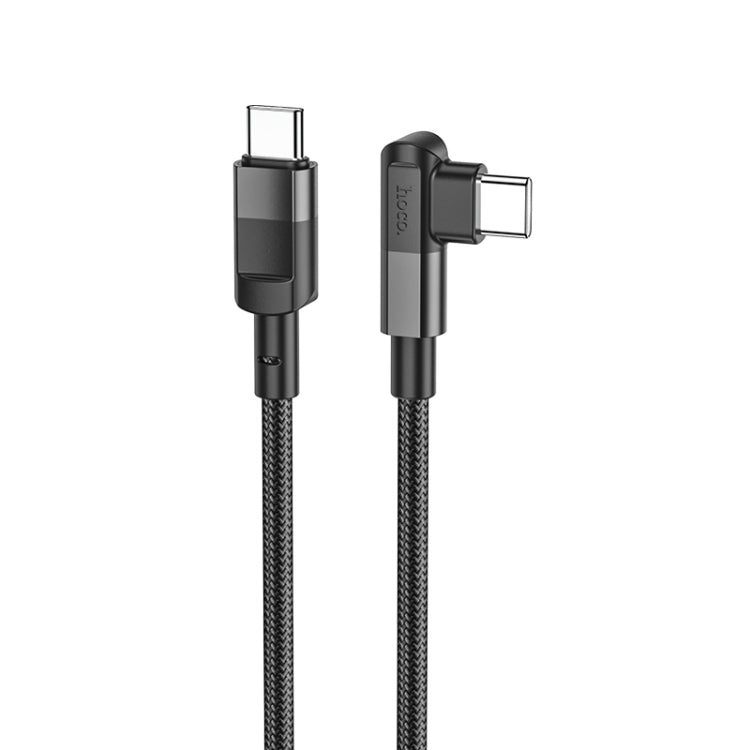 hoco U108 100W USB-C / Type-C to USB-C / Type-C PD Charging Data Cable, Cable Length:1.2m(Black) -  by hoco | Online Shopping UK | buy2fix