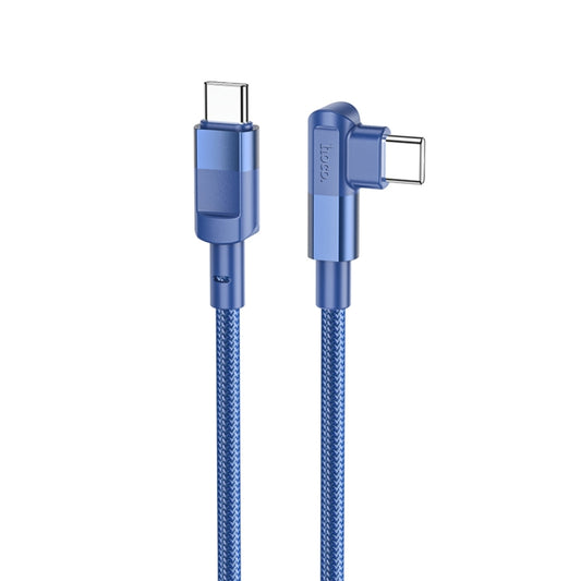 hoco U108 100W USB-C / Type-C to USB-C / Type-C PD Charging Data Cable, Cable Length:2m(Blue) -  by hoco | Online Shopping UK | buy2fix