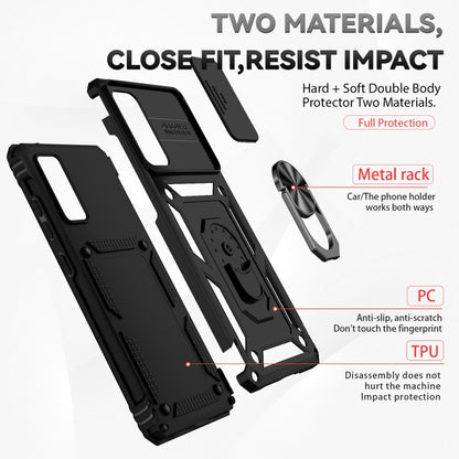 For Samsung Galaxy S20 FE Sliding Camshield Holder Phone Case(Black) by buy2fix