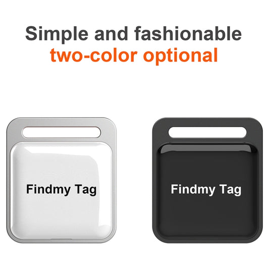 Findmy Tag Square Smart Bluetooth Anti- lost Alarm Locator Tracker(Black) by buy2fix
