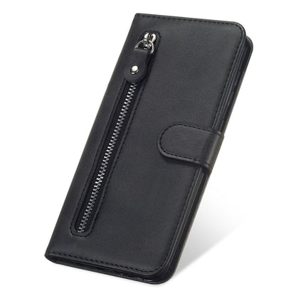 For Xiaomi Redmi Note 11 4G(Global)/Redmi Note 11s 4G(Global) Fashion Calf Texture Zipper Horizontal Flip Leather Case(Black) - Xiaomi Cases by buy2fix | Online Shopping UK | buy2fix