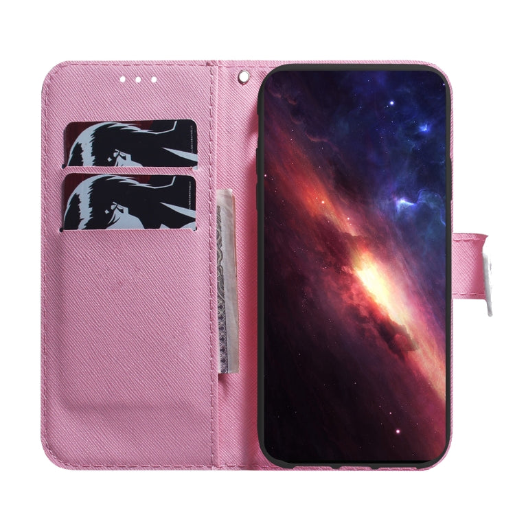 For Tecno Camon 18 / 18P Coloured Drawing Leather Phone Case(Magnolia Flower) by buy2fix