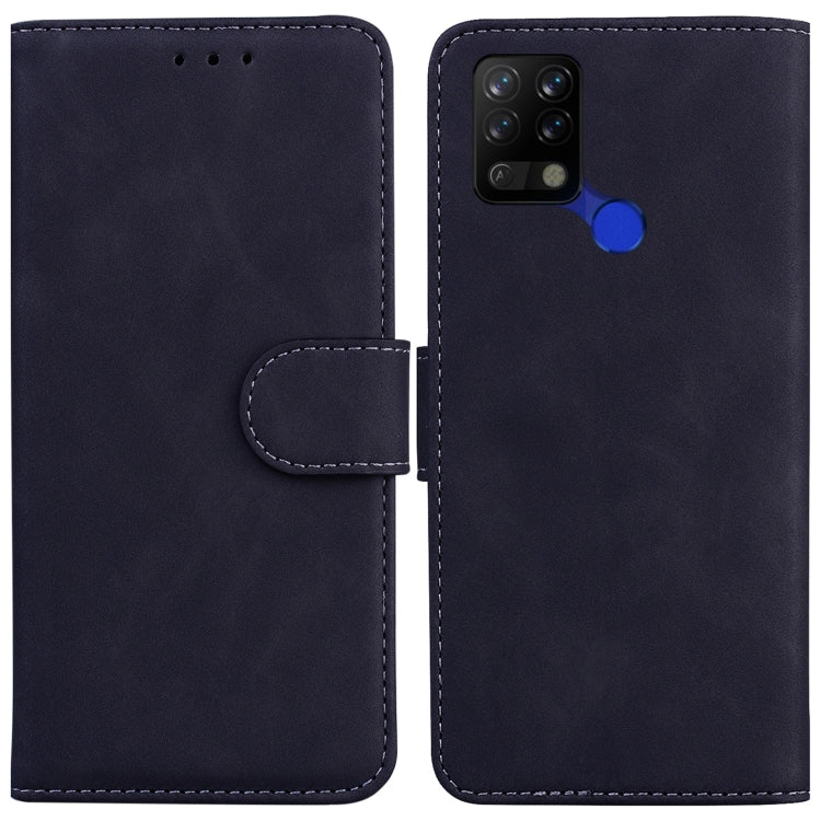 For Tecno Pova LD7 Skin Feel Pure Color Flip Leather Phone Case(Black) by buy2fix