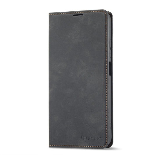 For Xiaomi Poco X4 Pro 5G Forwenw Dream Series Oil Edge Strong Magnetism Leather Phone Case(Black) by Forwenw