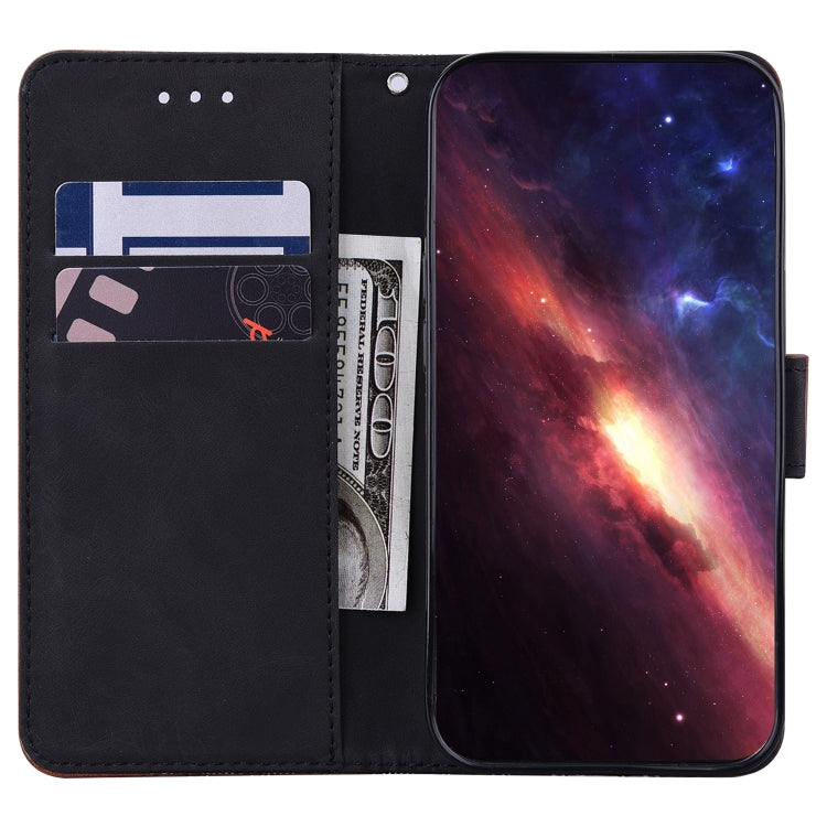 For Tecno Camon 18 / 18P Geometric Embossed Leather Phone Case(Black) by buy2fix