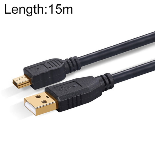 15m Mini 5 Pin to USB 2.0 Camera Extension Data Cable - Camera Accessories by buy2fix | Online Shopping UK | buy2fix