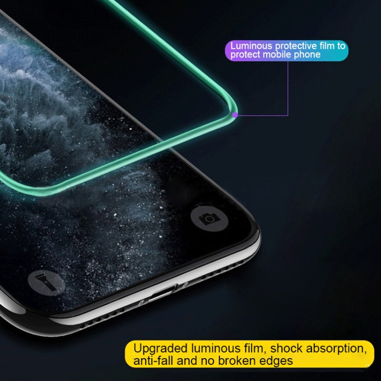 For iPhone 13 / 13 Pro Luminous Shatterproof Airbag Tempered Glass Film - iPhone 13 Tempered Glass by buy2fix | Online Shopping UK | buy2fix