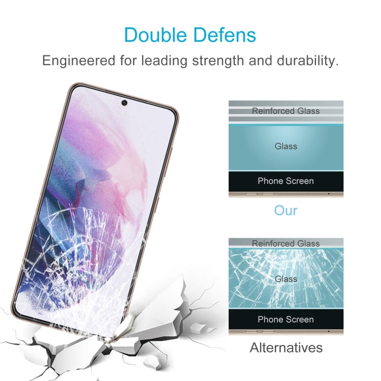 For Samsung Galaxy S21+ 5G 10pcs 0.26mm 9H 2.5D Tempered Glass Film, Fingerprint Unlocking Is Not Supported - Galaxy S21+ 5G Tempered Glass by buy2fix | Online Shopping UK | buy2fix