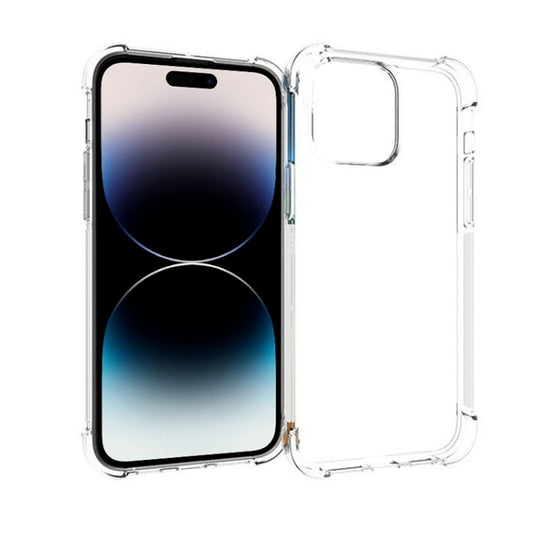 For iPhone 14 Pro Max Shockproof TPU Phone Case (Transparent) - iPhone 14 Pro Max Cases by buy2fix | Online Shopping UK | buy2fix