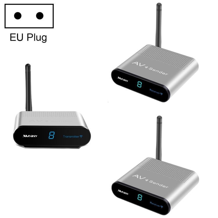 Measy AV530-2 5.8GHz Wireless Audio / Video Transmitter + 2 Receiver, Transmission Distance: 300m, EU Plug by Measy