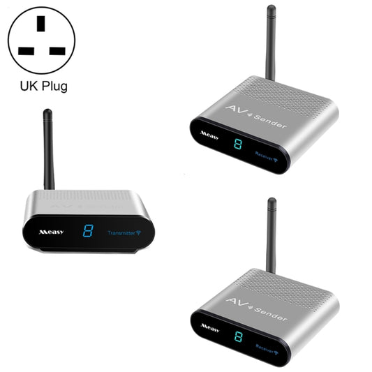 Measy AV530-2 5.8GHz Wireless Audio / Video Transmitter + 2 Receiver, Transmission Distance: 300m, UK Plug - Consumer Electronics by Measy | Online Shopping UK | buy2fix