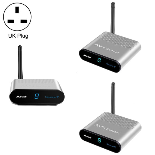 Measy AV530-2 5.8GHz Wireless Audio / Video Transmitter + 2 Receiver, Transmission Distance: 300m, UK Plug