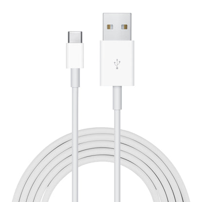2A USB to USB-C / Type-C Data Cable, Cable Length:1m(White) -  by buy2fix | Online Shopping UK | buy2fix