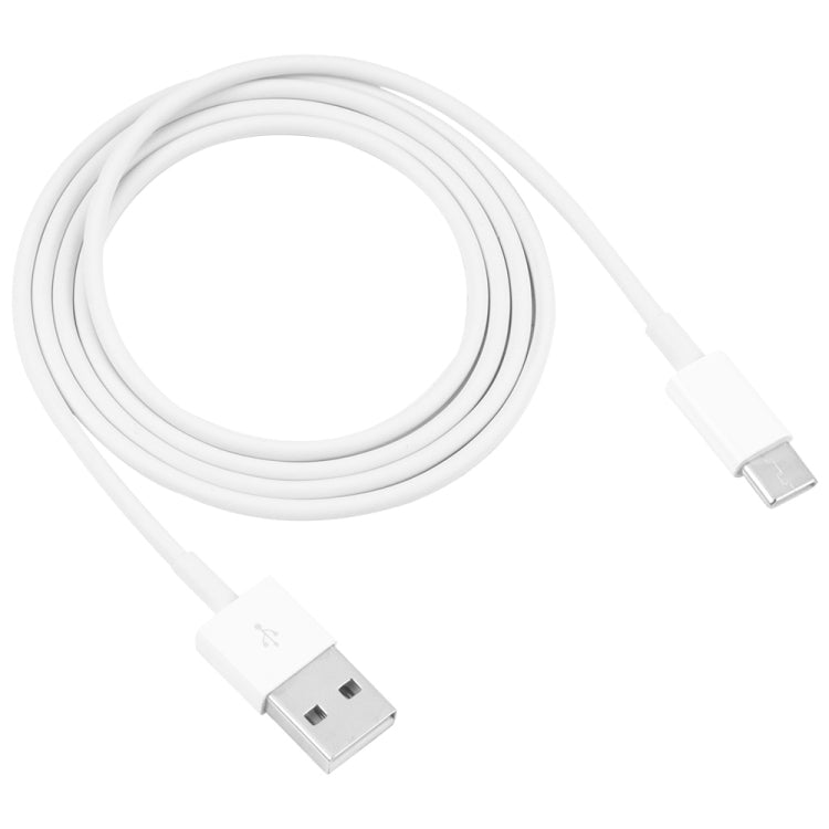 2A USB to USB-C / Type-C Data Cable, Cable Length:1m(White) -  by buy2fix | Online Shopping UK | buy2fix