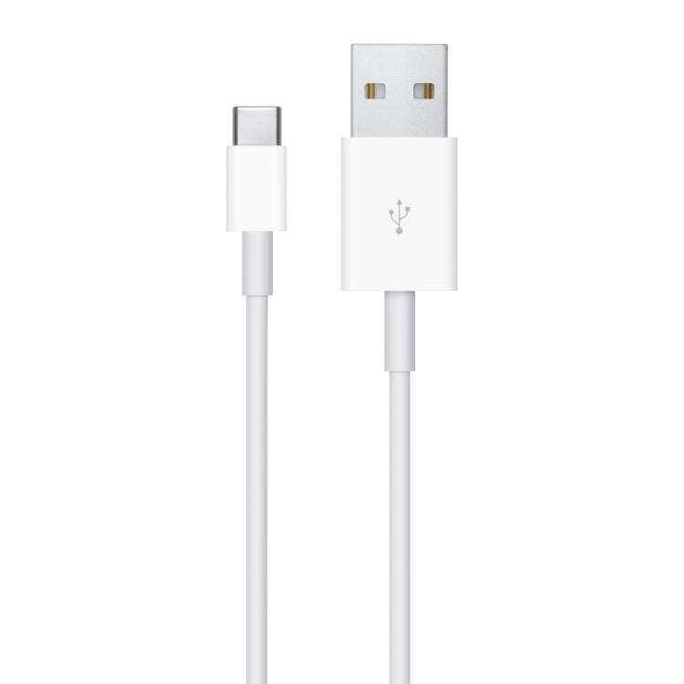 2A USB to USB-C / Type-C Data Cable, Cable Length:1m(White) -  by buy2fix | Online Shopping UK | buy2fix