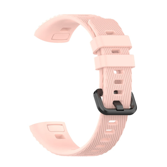 For Huawei Band 3 & 4 Pro Silicone Watch Band(Pink)