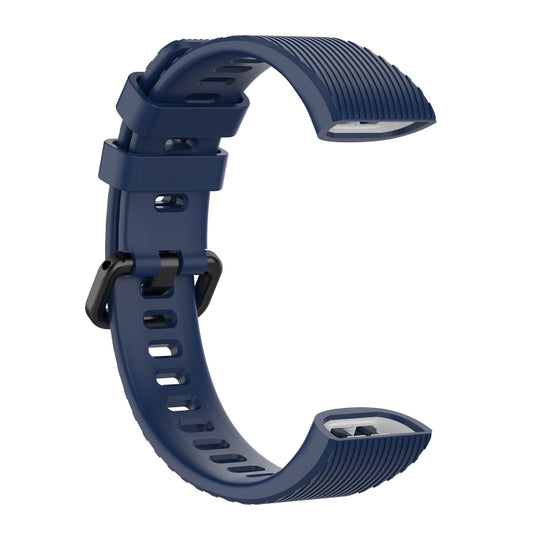 For Huawei Band 3 & 4 Pro Silicone Watch Band(Navy Blue) by buy2fix
