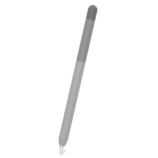 DUX DUCIS Rainbow Gradient Silicone Stylus Protective Case for Apple Pencil 2(Gradient Grey) - Pencil Accessories by DUX DUCIS | Online Shopping UK | buy2fix