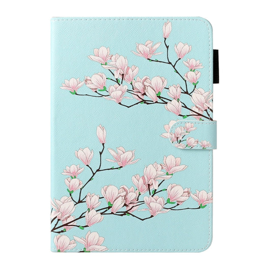 For iPad mini 2024 / mini 6 Cross Texture Painted Smart Leather Tablet Case(Magnolia) by buy2fix