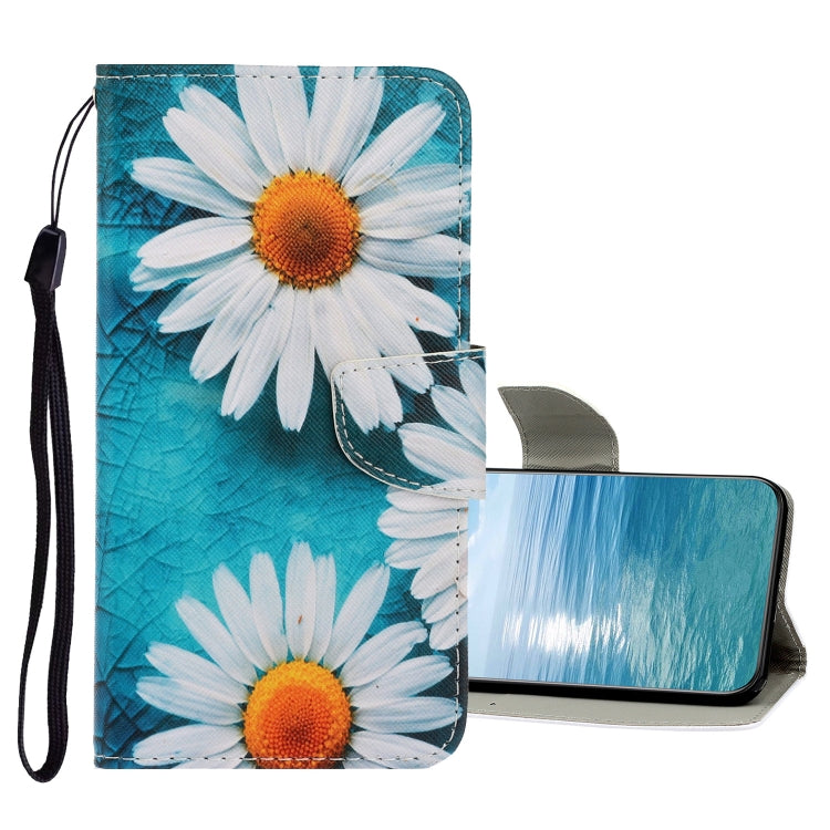 For Xiaomi Redmi 10C Colored Drawing Pattern Flip Leather Case(Daisy) - Xiaomi Cases by buy2fix | Online Shopping UK | buy2fix
