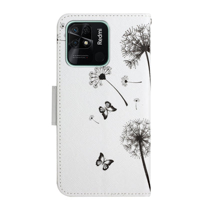 For Xiaomi Redmi 10C Colored Drawing Pattern Flip Leather Case(Dandelion) - Xiaomi Cases by buy2fix | Online Shopping UK | buy2fix