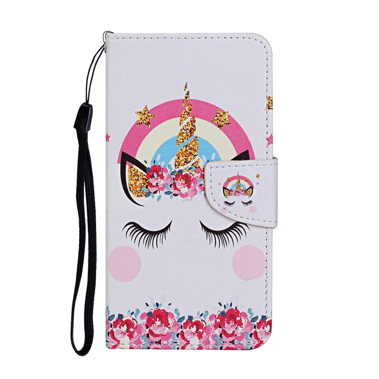 For Xiaomi Redmi 10C Colored Drawing Pattern Flip Leather Case(Crown Unicorn) - Xiaomi Cases by buy2fix | Online Shopping UK | buy2fix