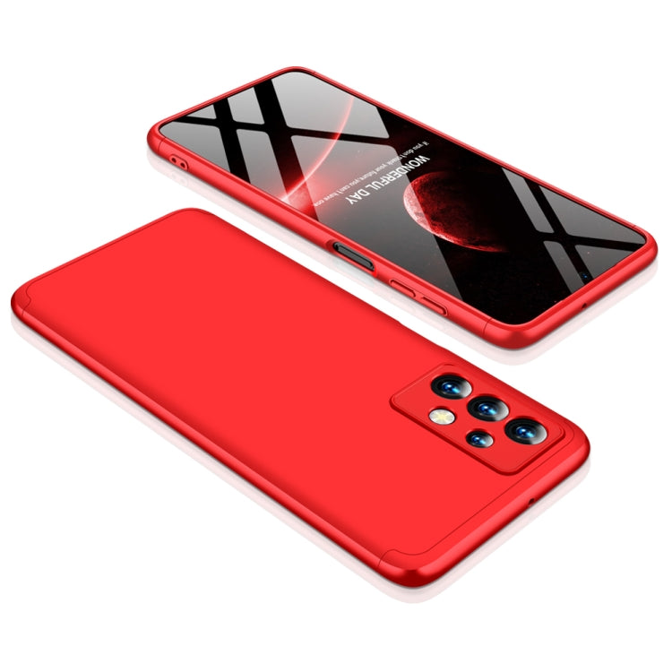For Samsung Galaxy A13 4G GKK Three Stage Splicing Full Coverage PC Phone Case(Red) - Galaxy Phone Cases by GKK | Online Shopping UK | buy2fix