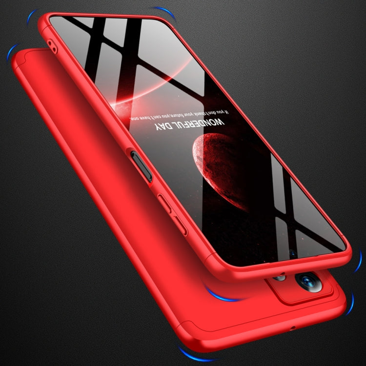 For Samsung Galaxy A13 4G GKK Three Stage Splicing Full Coverage PC Phone Case(Red) - Galaxy Phone Cases by GKK | Online Shopping UK | buy2fix