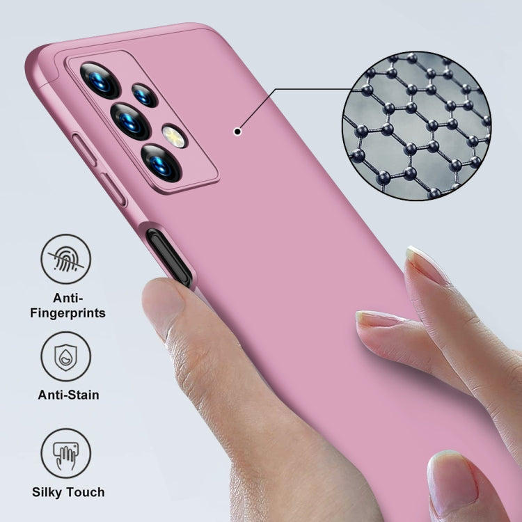 For Samsung Galaxy A23 GKK Three Stage Splicing Full Coverage PC Phone Case(Rose Gold) - Galaxy Phone Cases by GKK | Online Shopping UK | buy2fix
