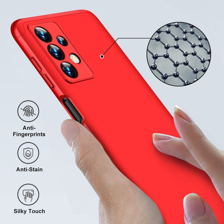 For Samsung Galaxy A23 GKK Three Stage Splicing Full Coverage PC Phone Case(Red) - Galaxy Phone Cases by GKK | Online Shopping UK | buy2fix