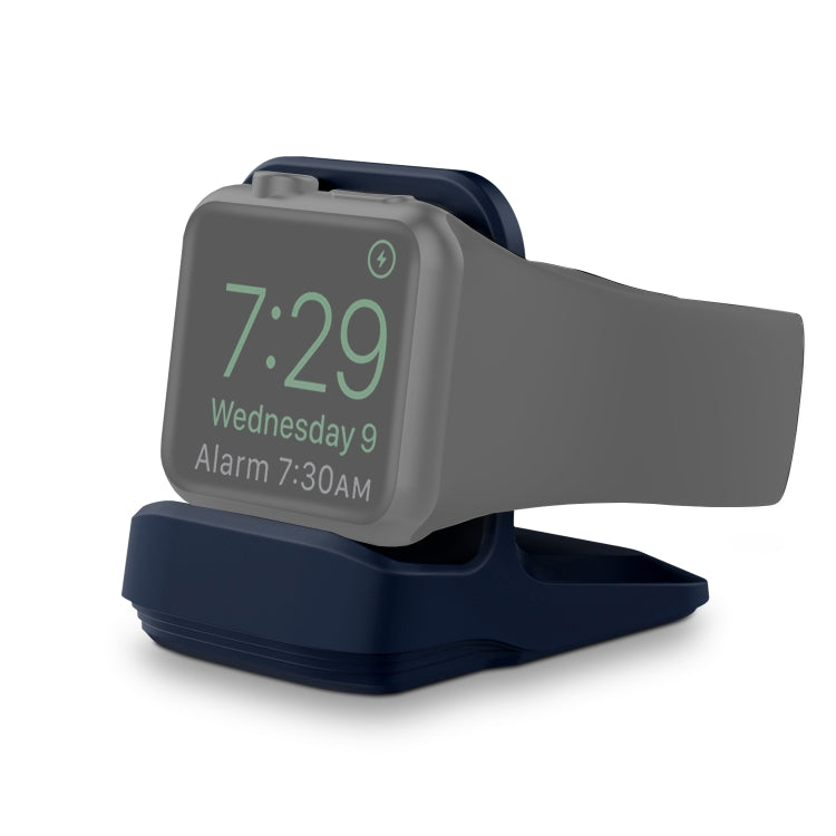 Silicone Charging Holder for Apple Watch(Midnight Blue) - Charger / Holder by buy2fix | Online Shopping UK | buy2fix