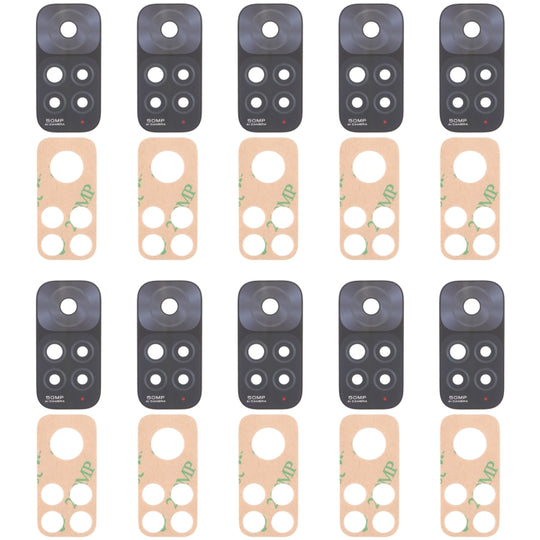 10 PCS Rückkameraobjektiv für Xiaomi Redmi Note 11
