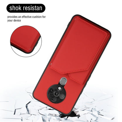For Tecno Spark 6 Skin Feel PU + TPU + PC Phone Case(Red) by buy2fix