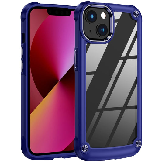 For iPhone 11 Pro TPU + PC Lens Protection Phone Case(Blue) by buy2fix