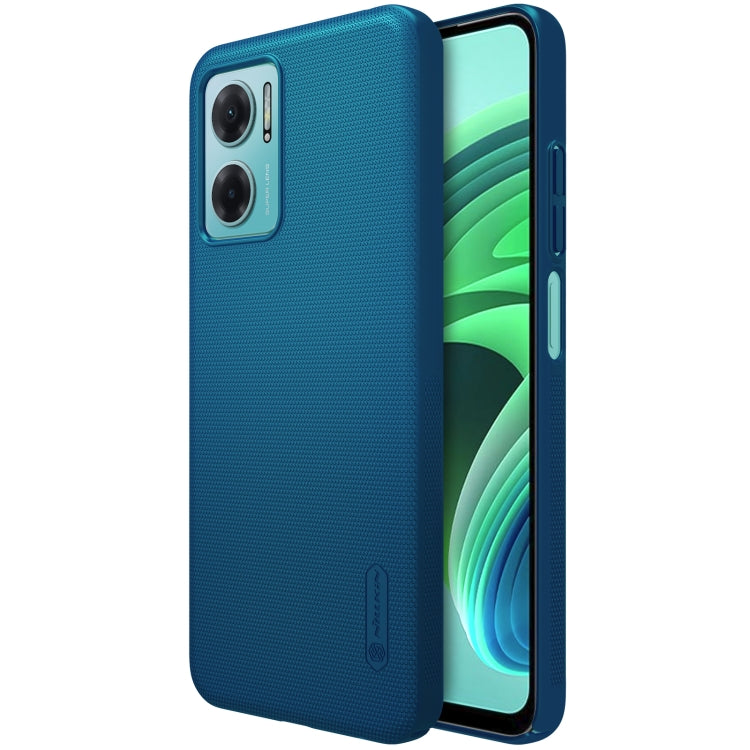For Xiaomi Redmi Note 11E / Redmi 10 5G NILLKIN Frosted PC Phone Case(Blue) - Xiaomi Cases by NILLKIN | Online Shopping UK | buy2fix