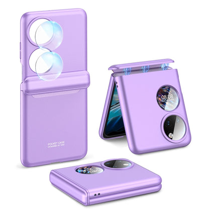 For Huawei P50 Pocket GKK Magnetic Hinge Full Coverage Phone Case(Purple) - Huawei Cases by GKK | Online Shopping UK | buy2fix